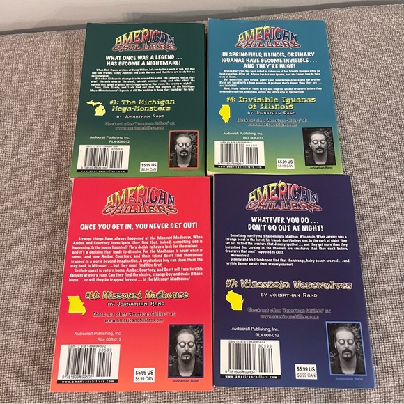 Lot of 4 American Chillers Johnathan Rand Books Illinois Wisconsin Missouri - Picture 6 of 13